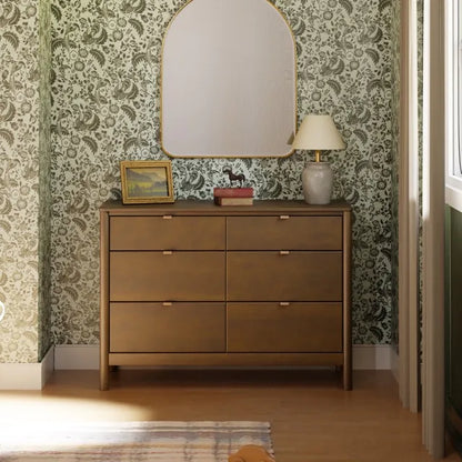 Babyletto Bondi 6-Drawer Assembled Dresser - Natural Walnut - M25616NL