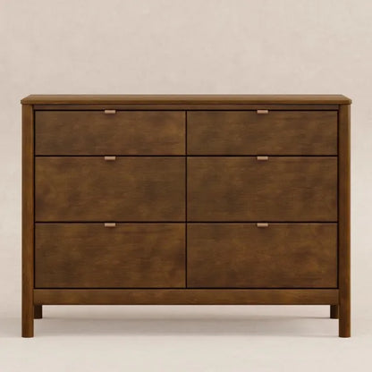 Babyletto Bondi 6-Drawer Assembled Dresser - Natural Walnut - M25616NL