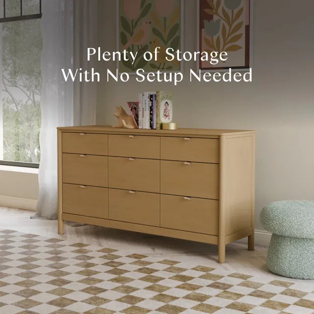 Babyletto Bondi 9-Drawer Assembled Dresser - Honey - M25928HY