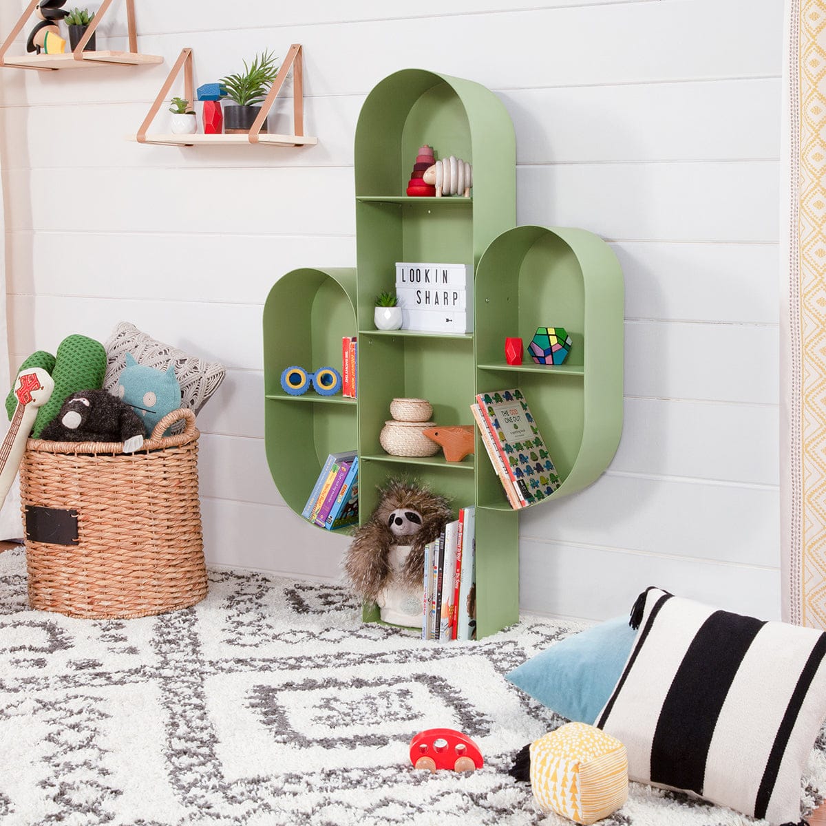 Babyletto Cactus Bookcase - Sage Green - M20011SGR