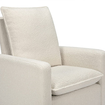 Babyletto Cali Pillowback Swivel Glider - Ivory Boucle w/ Gold Base - M20987WBG