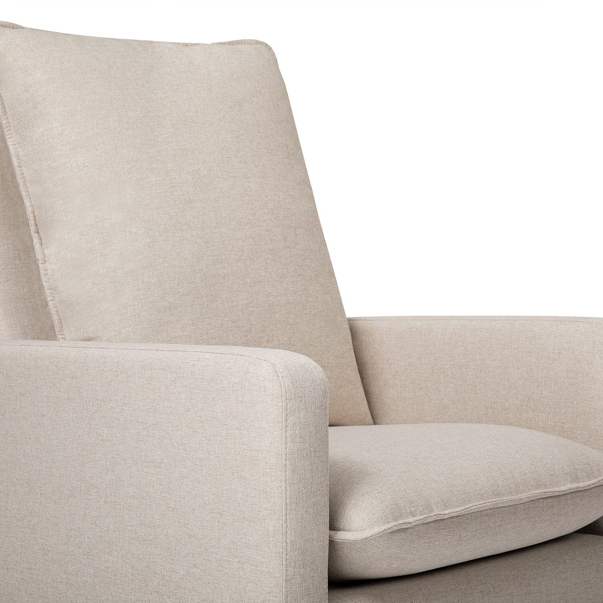 Babyletto Cali Pillowback Swivel Glider - Performance Beach Eco-Weave - M20987PBEW
