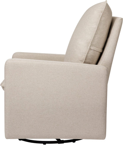 Babyletto Cali Pillowback Swivel Glider - Performance Beach Eco-Weave - M20987PBEW