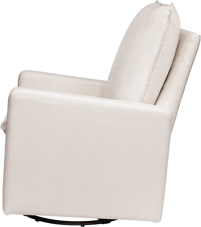 Babyletto Cali Pillowback Swivel Glider - Performance Cream Eco-Weave - M20987PCMEW