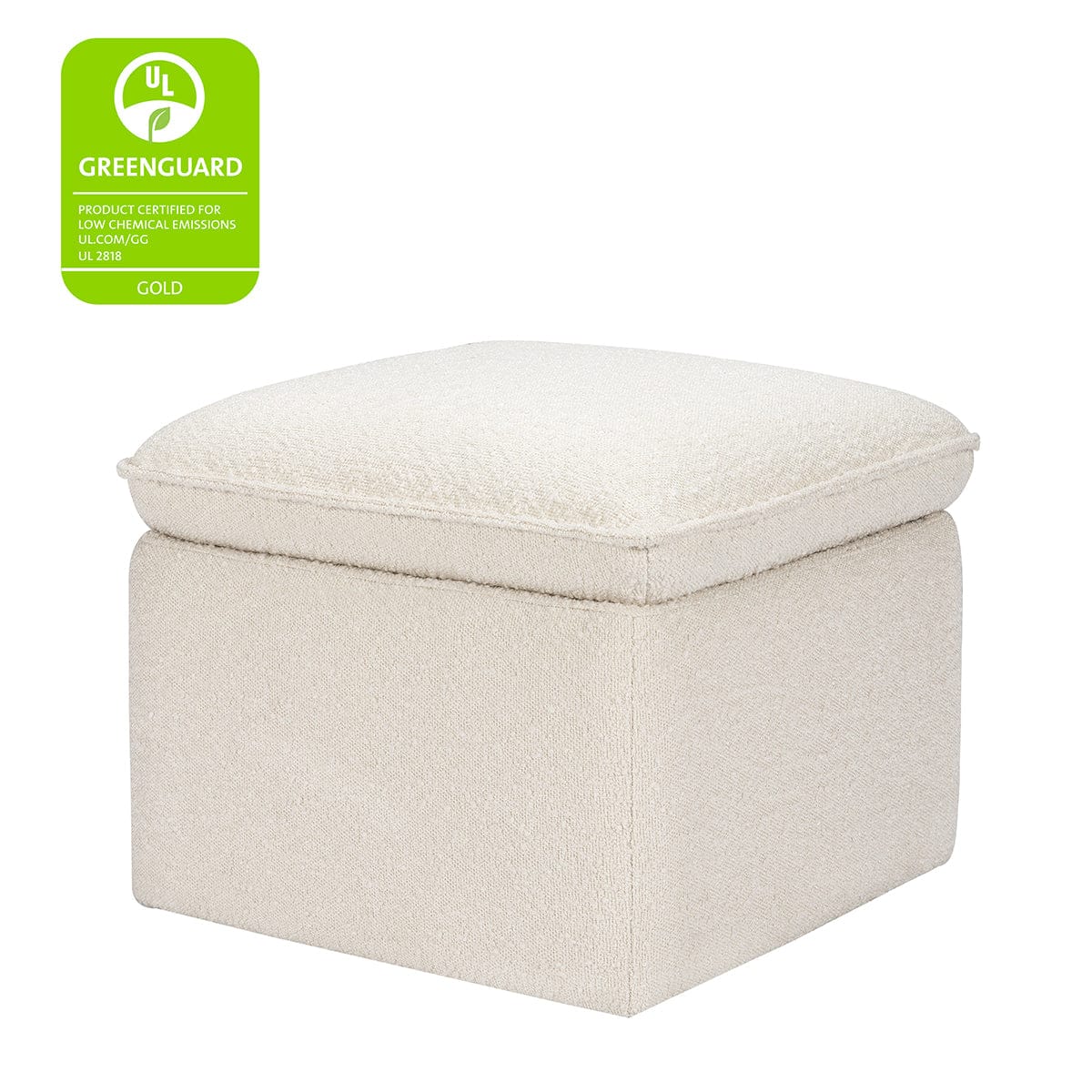 Babyletto Cali Storage Ottoman - Ivory Boucle - M20985WB