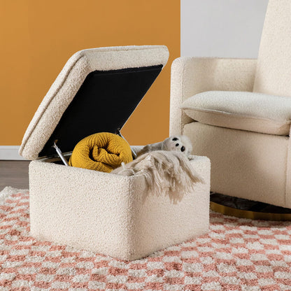 Babyletto Cali Storage Ottoman - Ivory Boucle - M20985WB