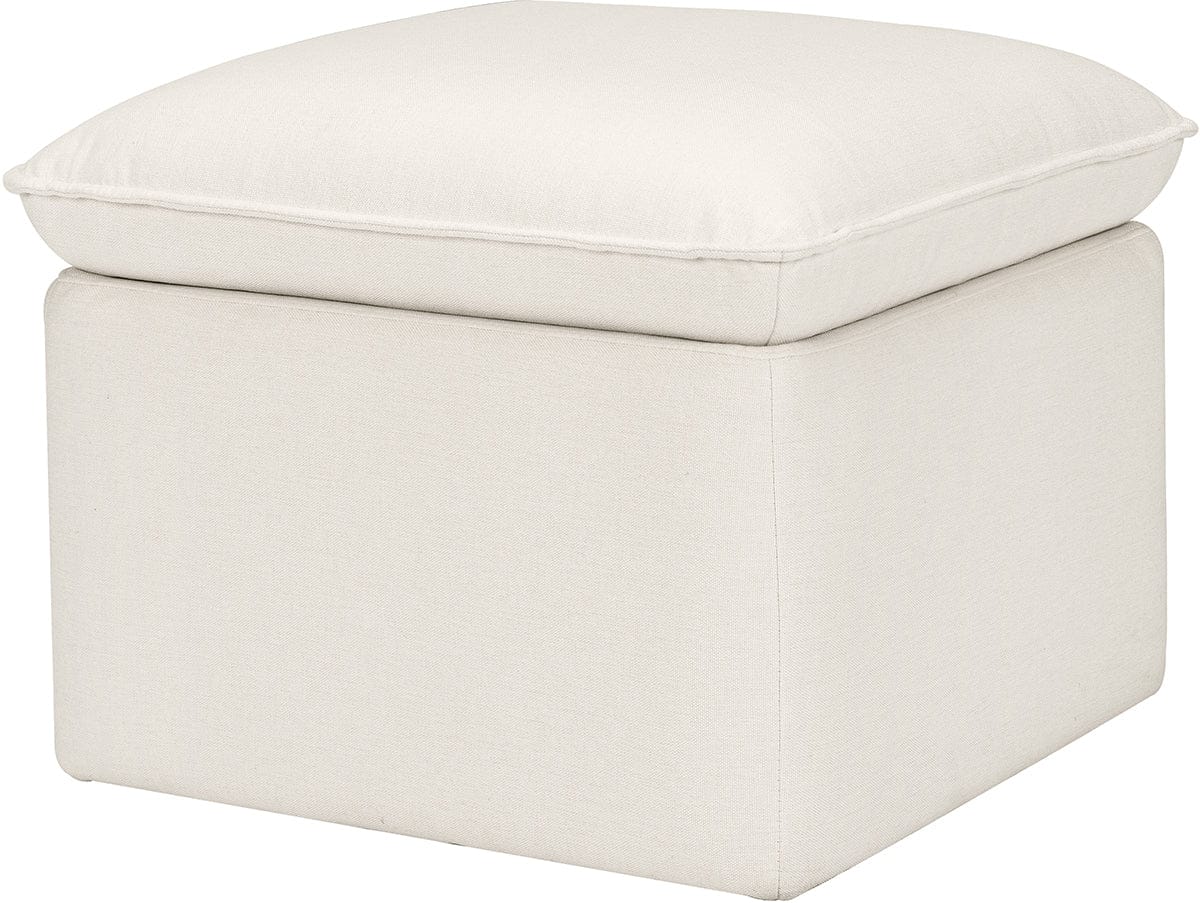 Babyletto Cali Storage Ottoman - Performance Cream Eco-Weave - M20985PCMEW