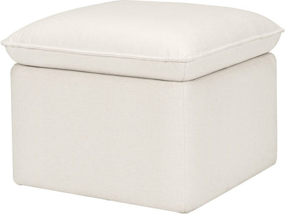 Babyletto Cali Storage Ottoman - Performance Cream Eco-Weave - M20985PCMEW