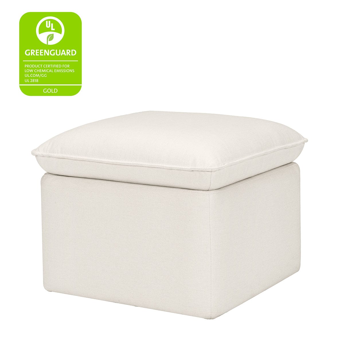 Babyletto Cali Storage Ottoman - Performance Cream Eco-Weave - M20985PCMEW