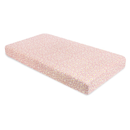 Babyletto Crib Sheet in GOTS Certified Organic Muslin Cotton-Daisy - T28035