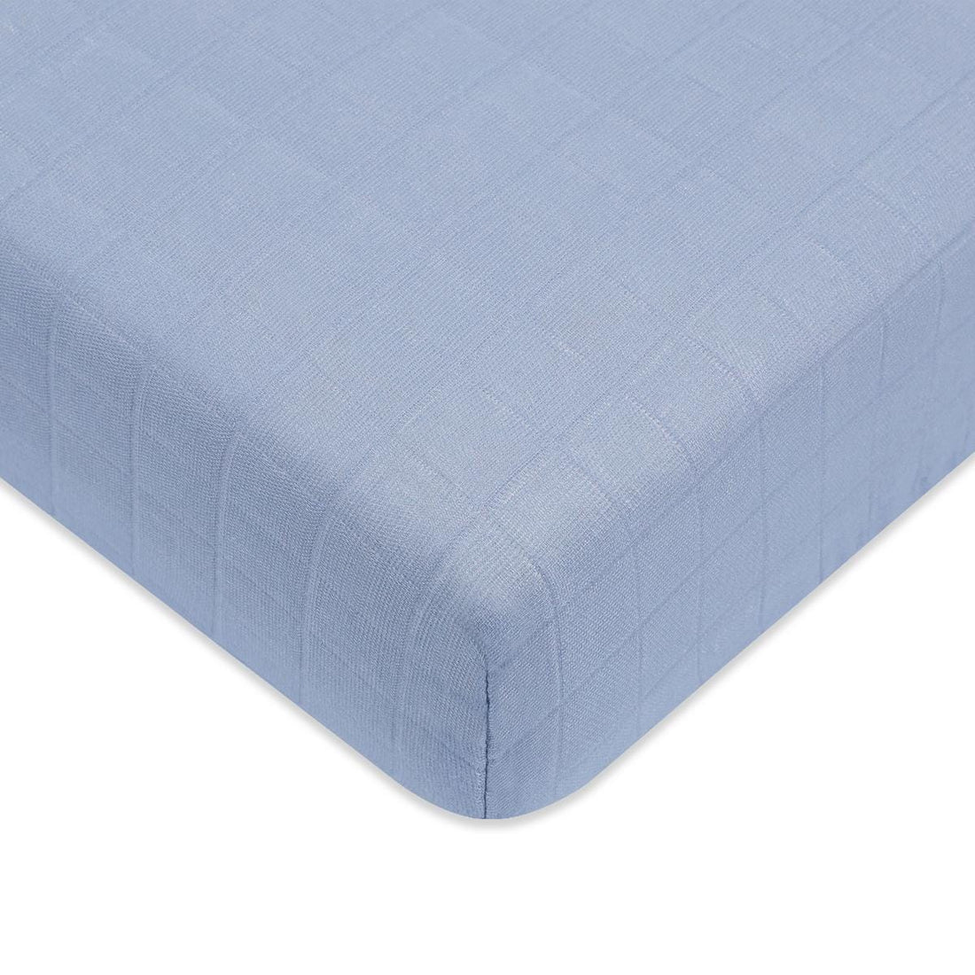 Babyletto Crib Sheet in GOTS Certified Organic Muslin Cotton-Dewdrop - T29635DP