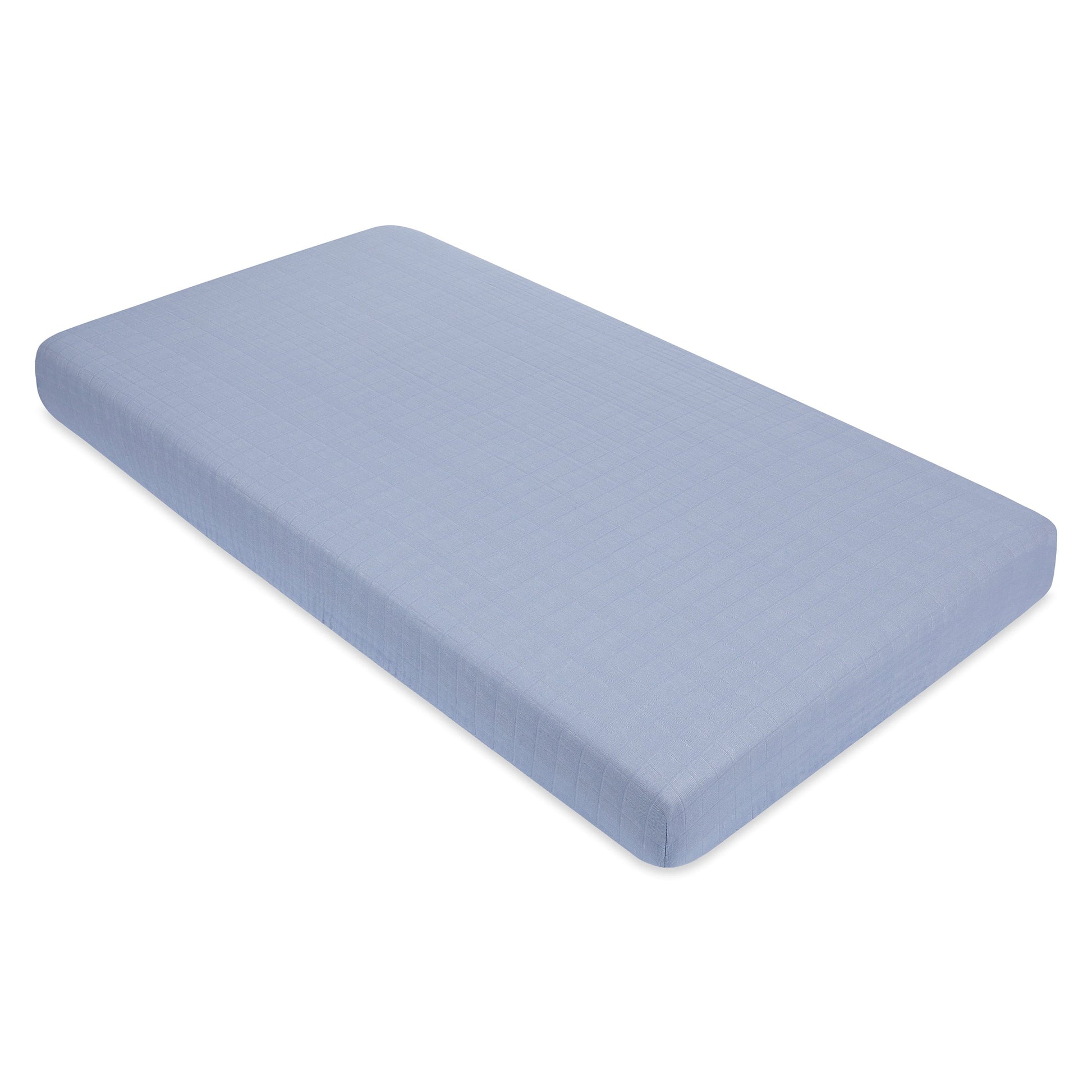 Babyletto Crib Sheet in GOTS Certified Organic Muslin Cotton-Dewdrop - T29635DP