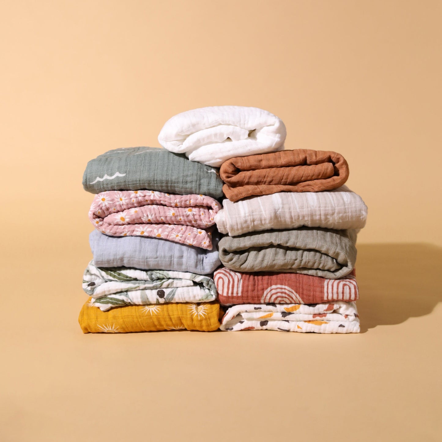 Babyletto Crib Sheet in GOTS Certified Organic Muslin Cotton-Dewdrop - T29635DP
