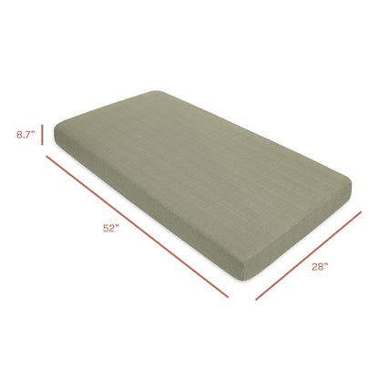 Babyletto Crib Sheet in GOTS Certified Organic Muslin Cotton-Matcha - T29735MCA