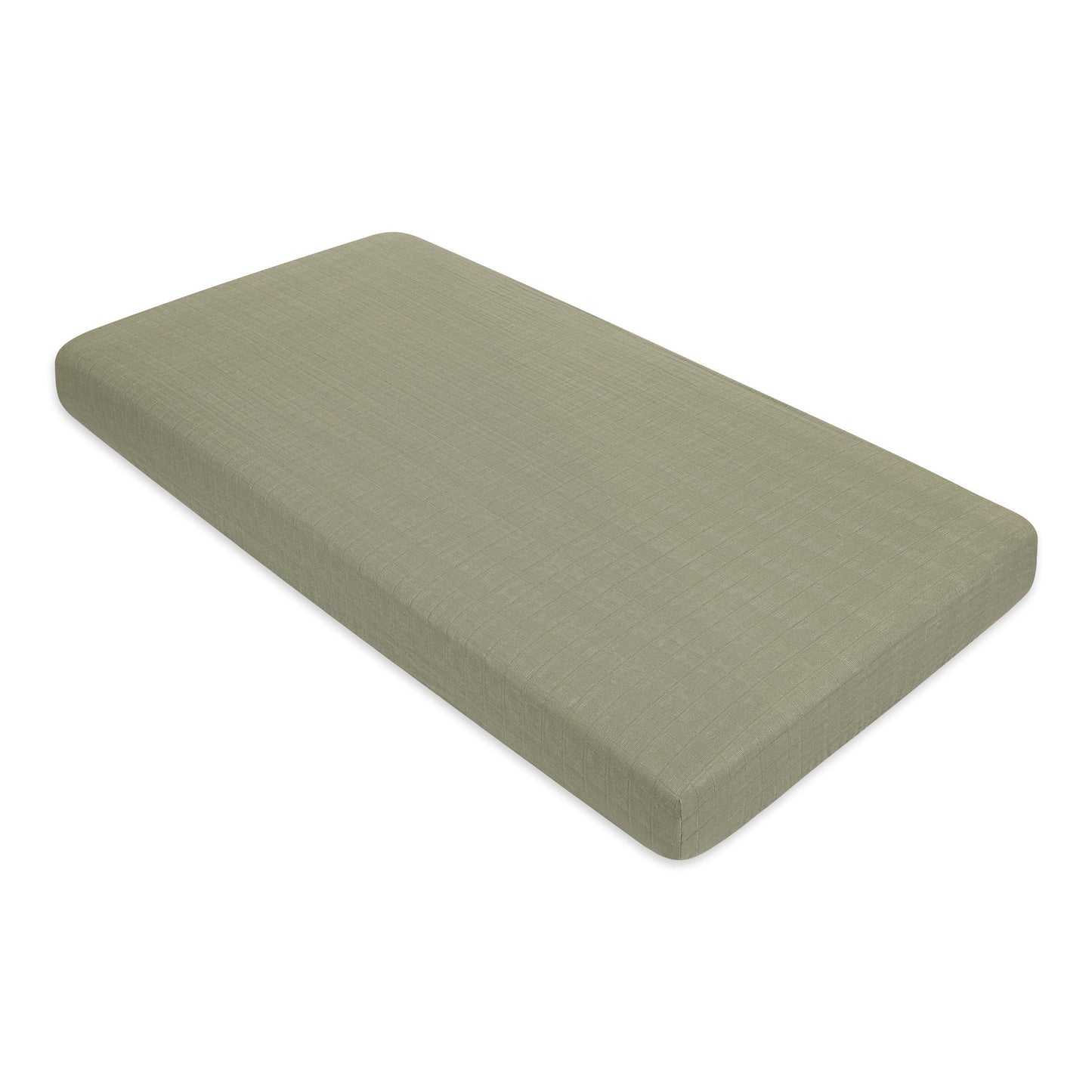 Babyletto Crib Sheet in GOTS Certified Organic Muslin Cotton-Matcha - T29735MCA