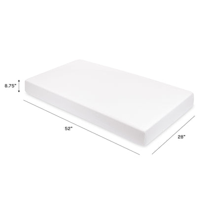 Babyletto Crib Sheet in GOTS Certified Organic Muslin Cotton-White - T29435