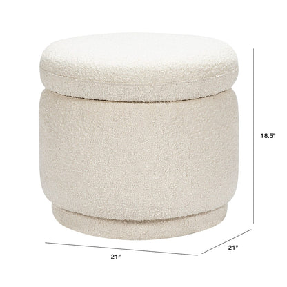Babyletto Enoki Storage Ottoman - Ivory Boucle - M22985WB