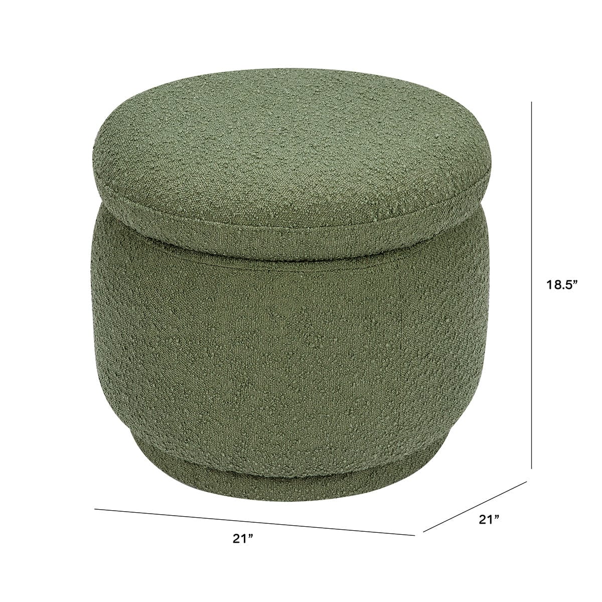Babyletto Enoki Storage Ottoman - Olive Boucle - M22985OB