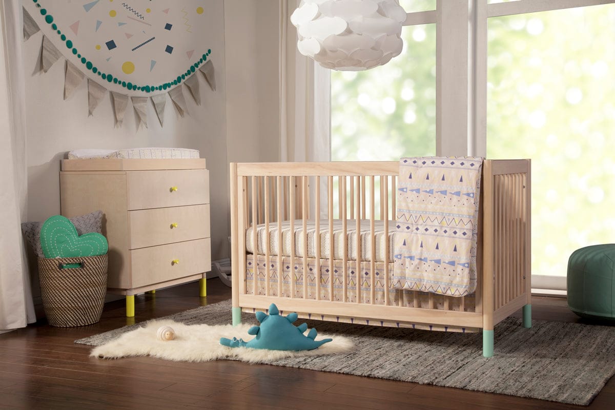 Babyletto Gelato 4-in-1 Convertible Crib w/Toddler Bed Conversion Kit - Washed Natural - M12901NXW