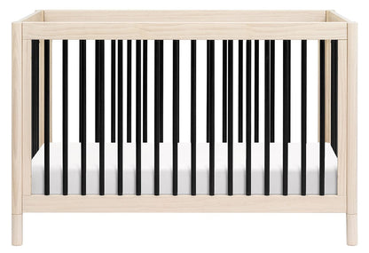 Babyletto Gelato 4-in-1 Convertible Crib w/Toddler Bed Conversion Kit - Washed Natural / Black - M12901NXB