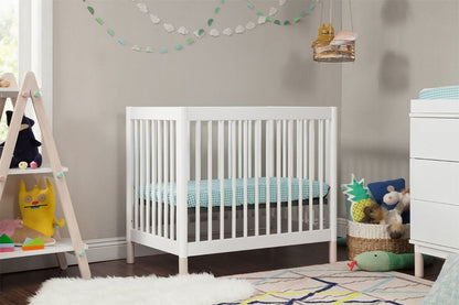 BabyLetto Gelato 2-in-1 Mini Crib - White/Natural - M12998WNX