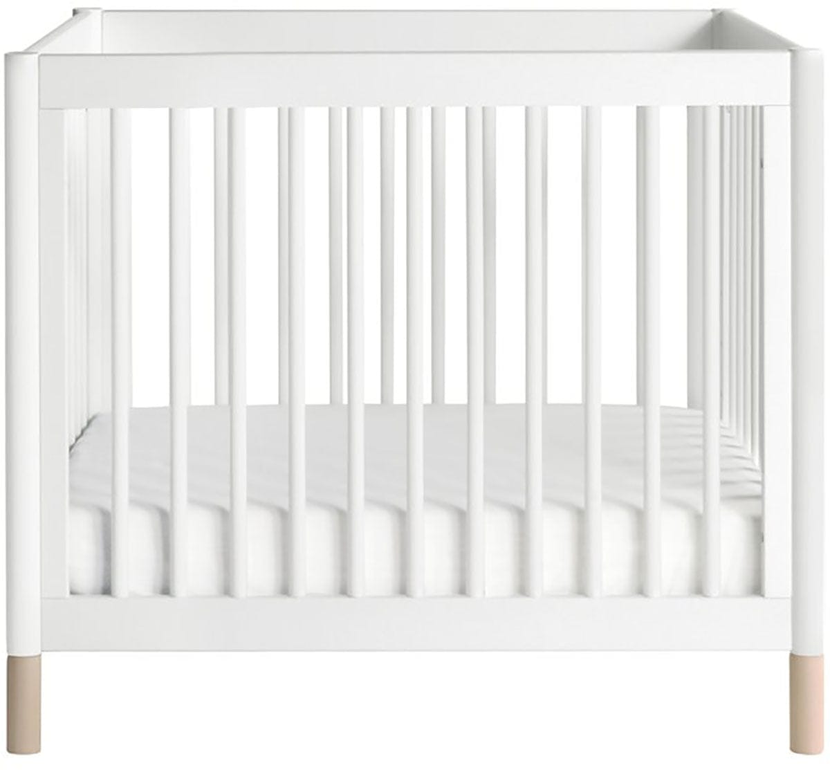 BabyLetto Gelato 2-in-1 Mini Crib - White/Natural - M12998WNX