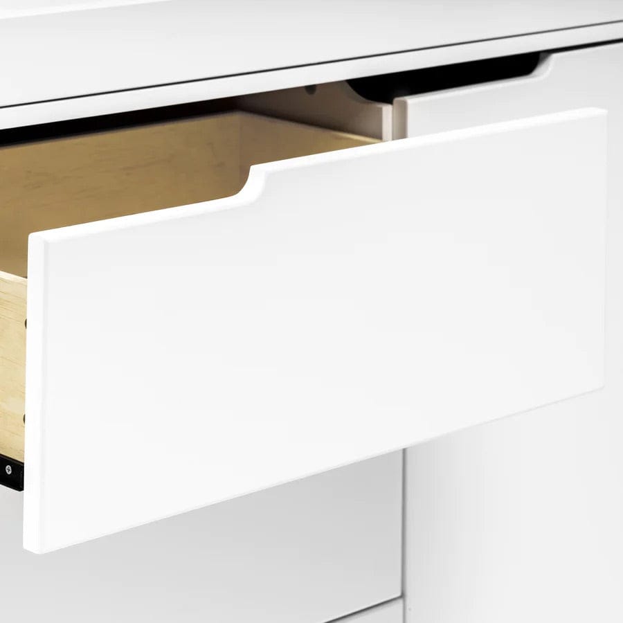 Babyletto Hudson 3-Drawer Changer Dresser, KD w/Removable Changing Tray In White - M4223W