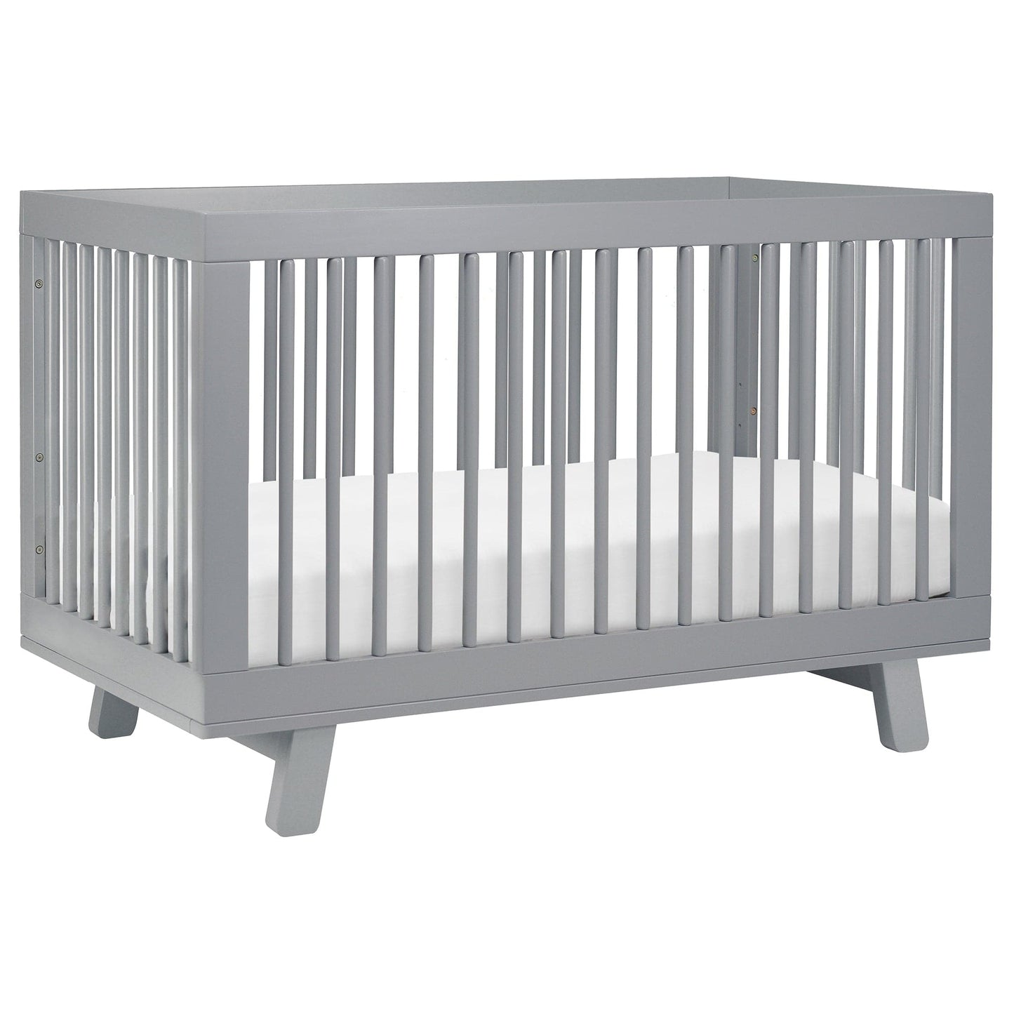 Babyletto Hudson 3-in-1 Convertible Crib with Toddler Bed Conversion Kit - Grey - M4201G