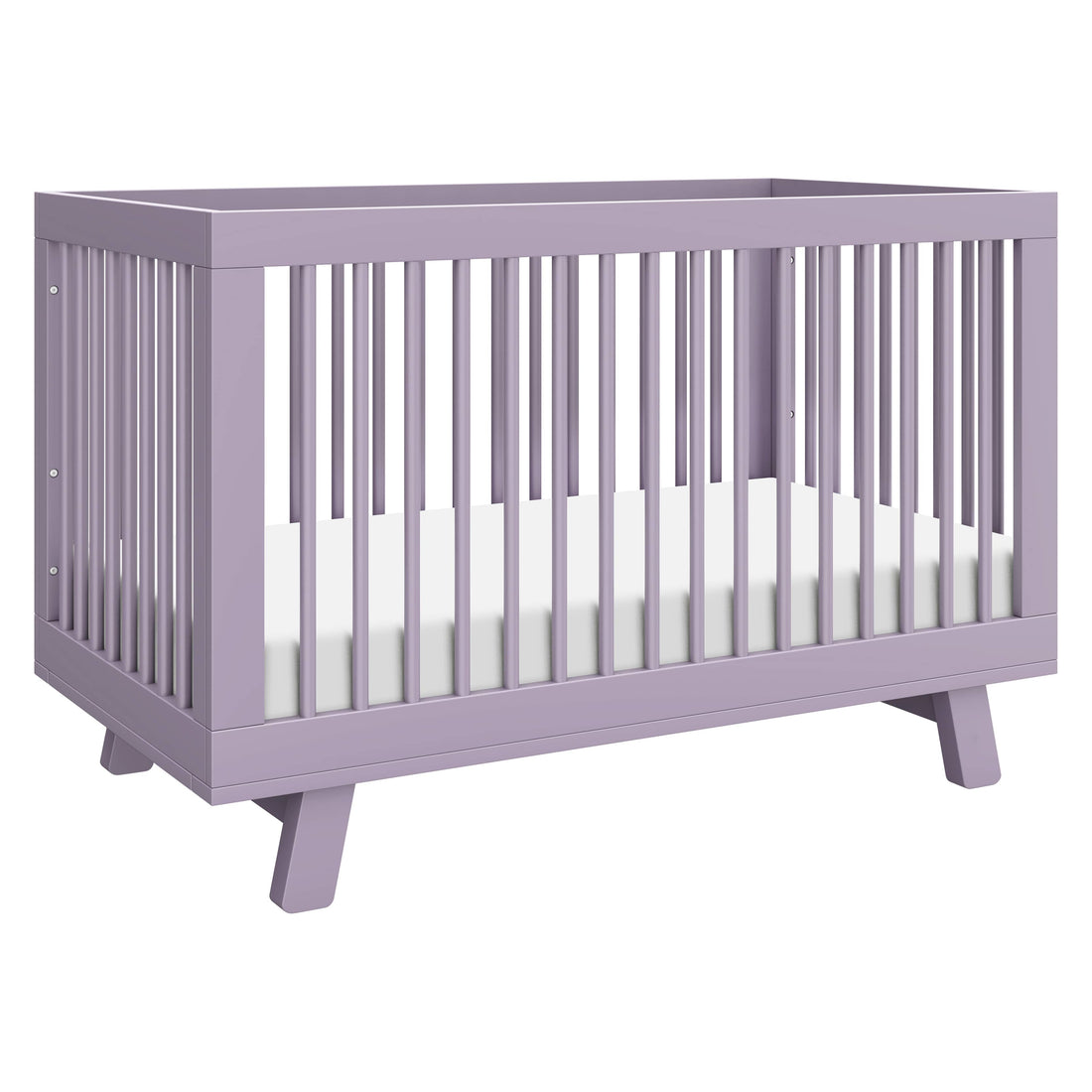 Babyletto Hudson 3-in-1 Convertible Crib with Toddler Bed Conversion Kit - Lilac