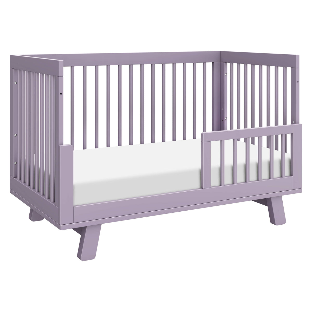 Babyletto Hudson 3-in-1 Convertible Crib with Toddler Bed Conversion Kit - Lilac