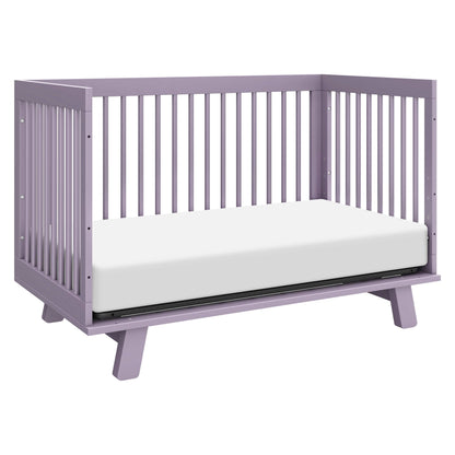 Babyletto Hudson 3-in-1 Convertible Crib with Toddler Bed Conversion Kit - Lilac