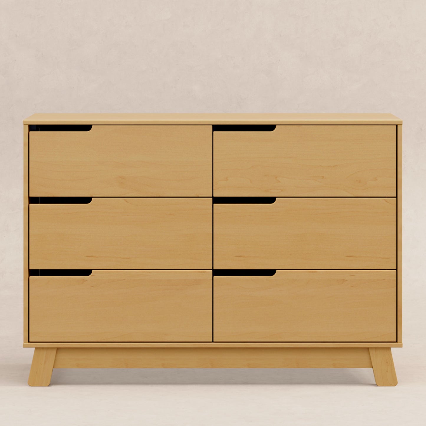 Babyletto Hudson 6-Drawer Assembled Double Dresser - Honey - M4216HY