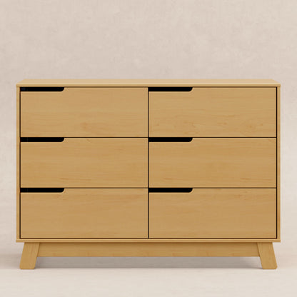 Babyletto Hudson 6-Drawer Assembled Double Dresser - Honey - M4216HY