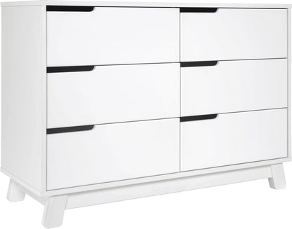 Babyletto Hudson 6-Drawer Double Dresser - White - M4216W