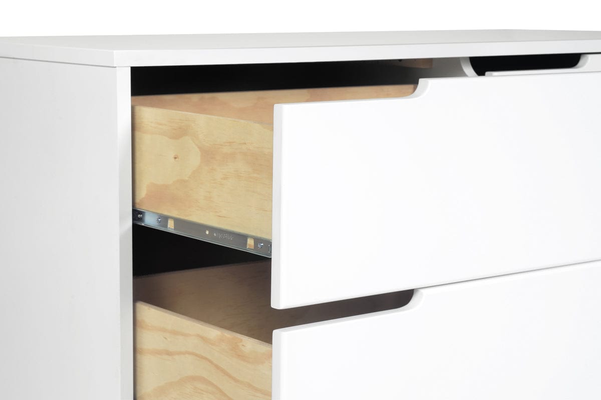 Babyletto Hudson 6-Drawer Double Dresser - White - M4216W