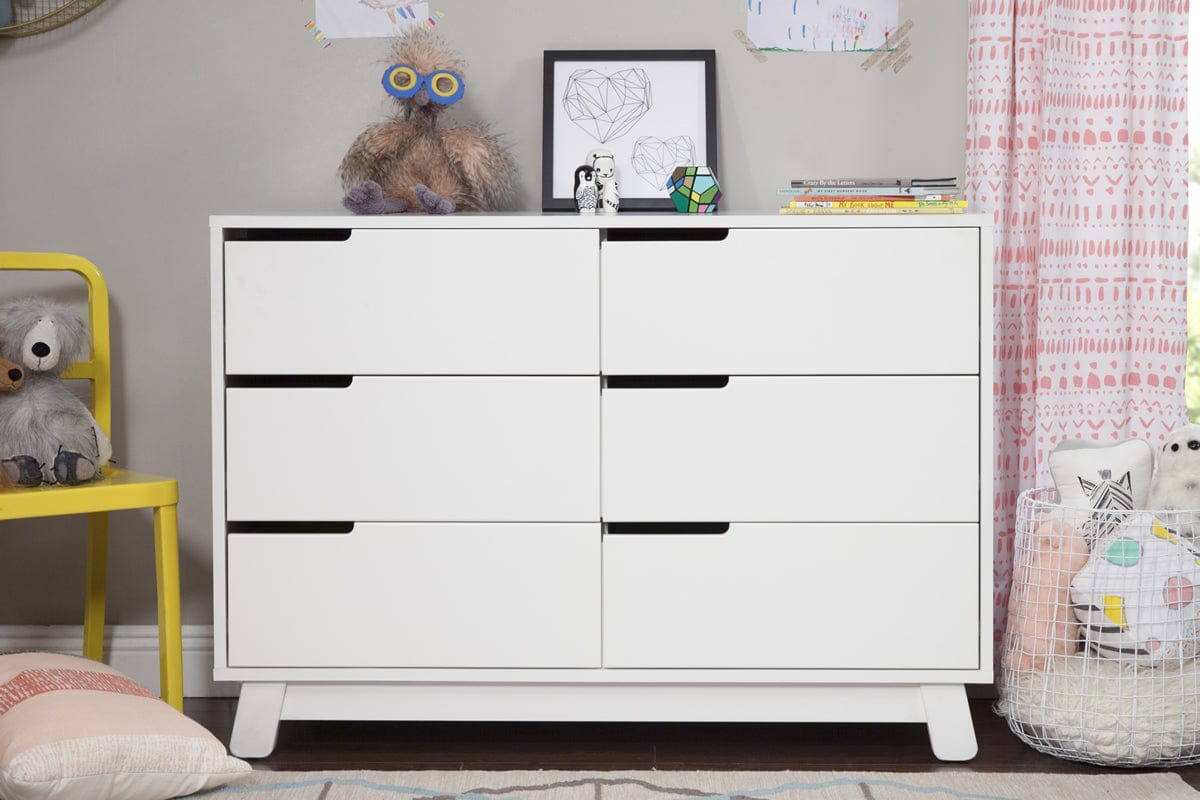 Babyletto Hudson 6-Drawer Double Dresser - White - M4216W