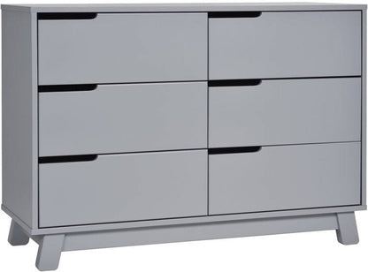 Babyletto Hudson 6-Drawer Double Dresser - Gray - M4216G