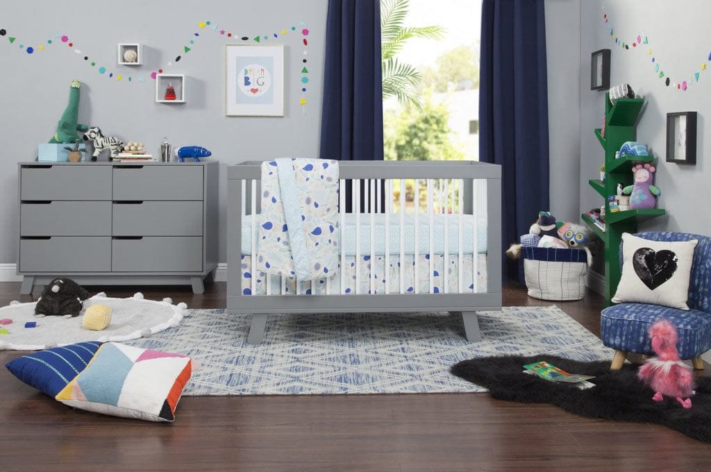 Babyletto Hudson 6-Drawer Double Dresser - Gray - M4216G