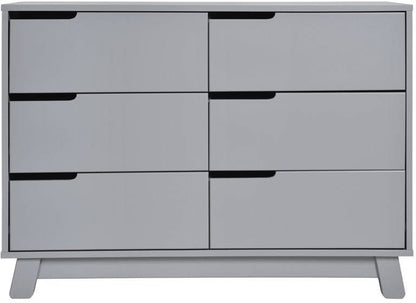 Babyletto Hudson 6-Drawer Double Dresser - Gray - M4216G