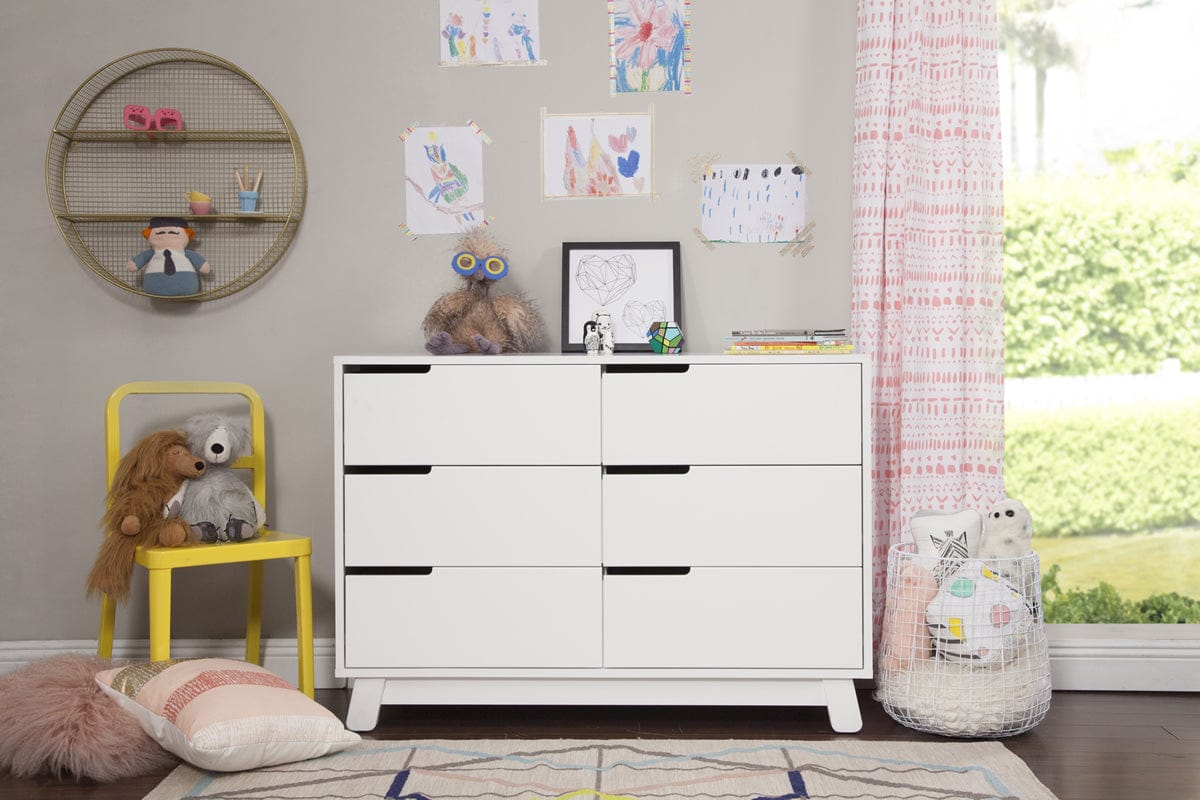 Babyletto Hudson 6-Drawer Double Dresser - White - M4216W