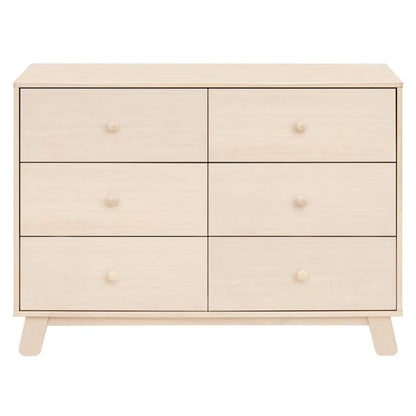 Babyletto Hudson Modern 6-Drawer Assembled Double Dresser - Washed Natural - M32526NX