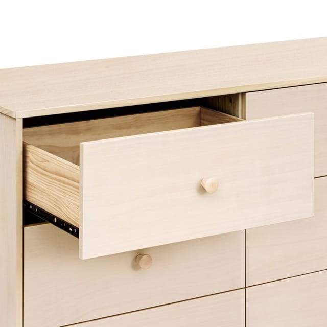 Babyletto Hudson Modern 6-Drawer Assembled Double Dresser - Washed Natural - M32526NX
