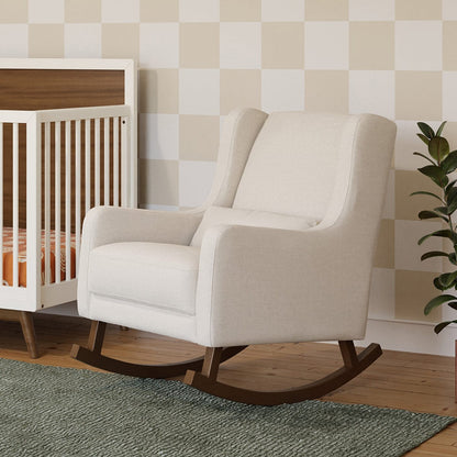Babyletto Kai Rocker - Performance Natural Eco-Twill w/ Dark Legs - M20687PNET