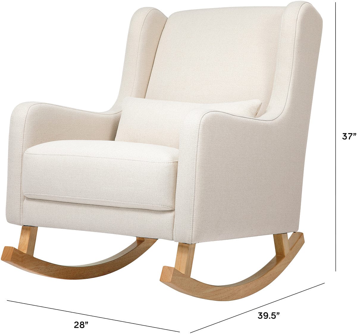Babyletto Kai Rocker - Performance Natural Eco-Twill w/ Light Legs - M20687PNETL