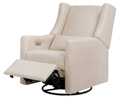 Babyletto Kiwi Electronic Glider Recliner w/ USB - Performance Beach Eco-Weave - M11288PBEW