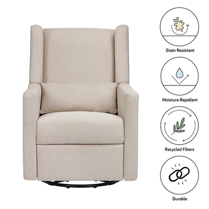 Babyletto Kiwi Electronic Glider Recliner w/ USB - Performance Beach Eco-Weave - M11288PBEW