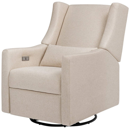 Babyletto Kiwi Electronic Glider Recliner w/ USB - Performance Beach Eco-Weave - M11288PBEW