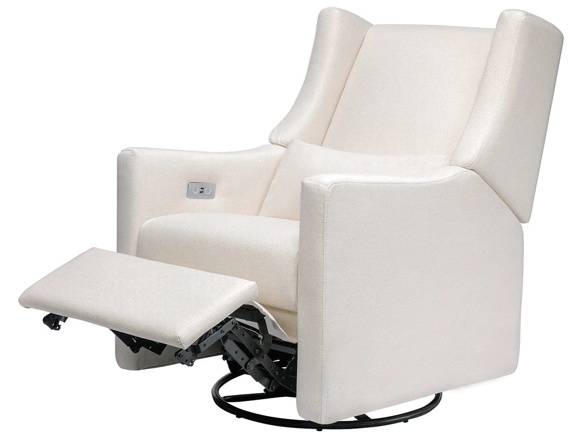 Babyletto Kiwi Electronic Glider Recliner w/ USB - Performance Cream Eco-Weave - M11288PCMEW