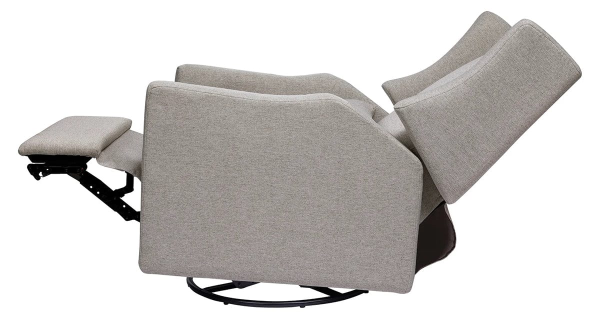 Babyletto Kiwi Electronic Glider Recliner w/ USB - Performance Grey Eco-Weave - M11288PGEW