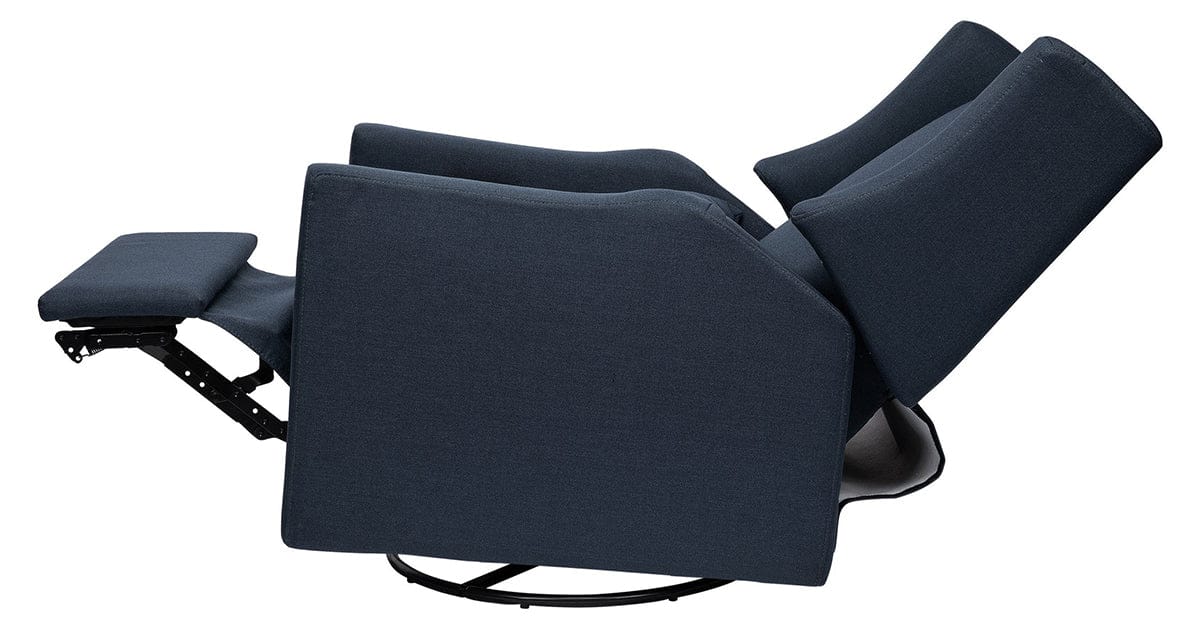 Babyletto Kiwi Electronic Glider Recliner w/ USB - Performance Navy Eco-Twill - M11288PVET